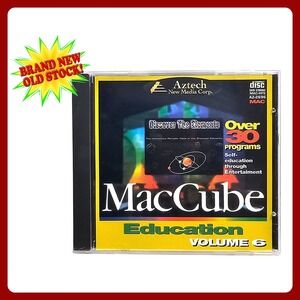 Aztech MacCube Vol 6 Education Macintosh Software CD-ROM Vintage Sealed